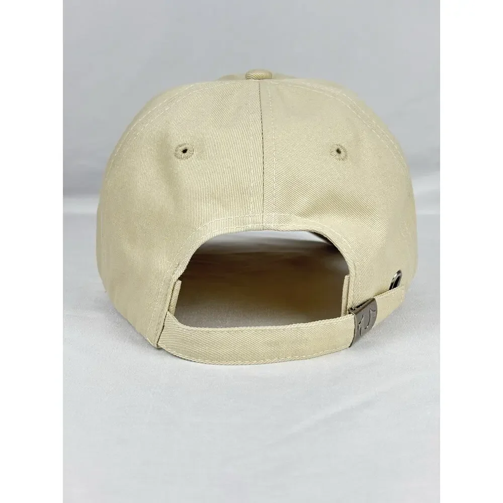 True Religion TR4221 Fog True Embroidery 3D Horseshoe Dad Cap Adjustable OS NWT